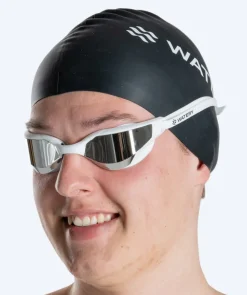 Clearance Watery svømmebriller - Instinct Ultra Mirror - Hvid/sølv