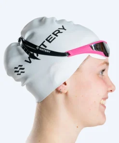 Best Watery svømmebriller - Instinct Elite Mirror - Pink/sølv