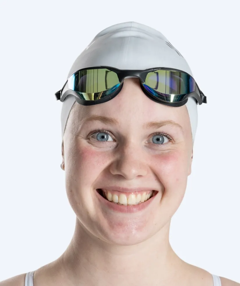 New Watery svømmebriller - Instinct Elite Mirror - Sort/blå