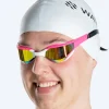 Best Watery svømmebriller - Instinct Elite Mirror - Pink/guld