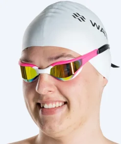 Best Watery svømmebriller - Instinct Elite Mirror - Pink/guld