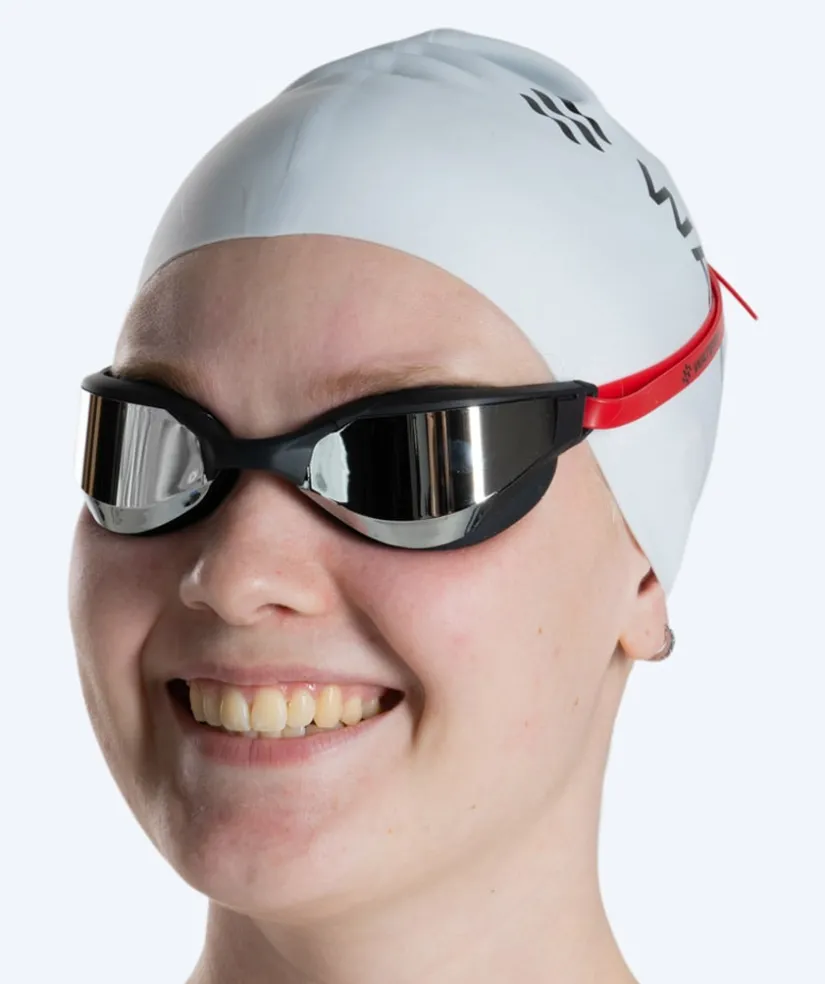 Sale Watery svømmebriller - Instinct Ultra Mirror - Rød/sølv