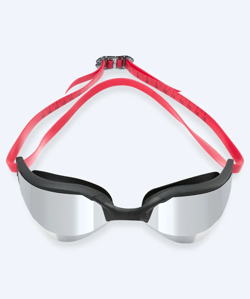 Sale Watery svømmebriller - Instinct Ultra Mirror - Rød/sølv