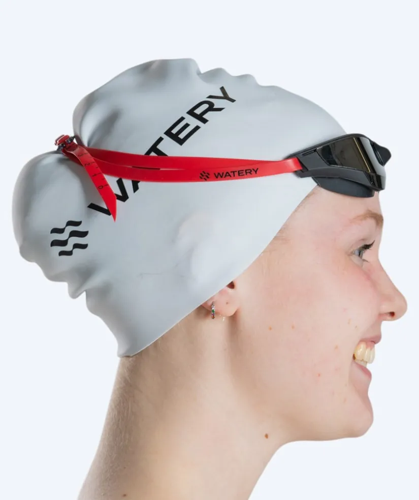 Sale Watery svømmebriller - Instinct Ultra Mirror - Rød/sølv