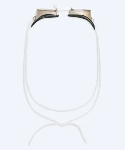 New Watery svømmebriller - Proflex Swedish Mirror - Hvid/guld