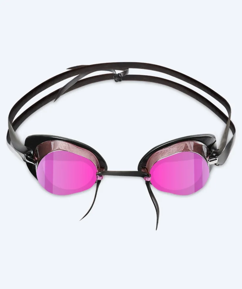 Clearance Watery svømmebriller - Proflex Swedish Mirror - Pink/pink