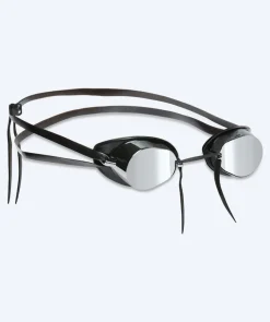 Discount Watery svømmebriller - Proflex Swedish Mirror - Sort/sølv