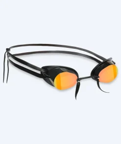 Best Watery svømmebriller - Proflex Swedish Mirror - Sort/guld