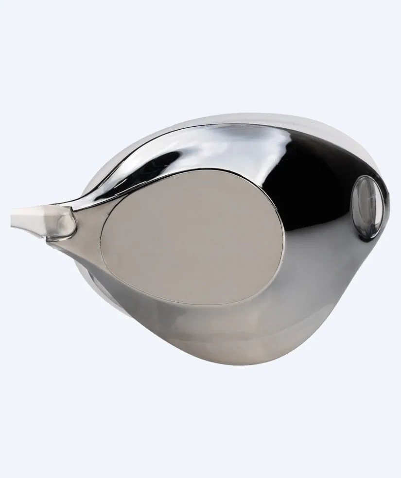 Outlet Watery svømmebriller - Stealth Mirror - Hvid/sølv