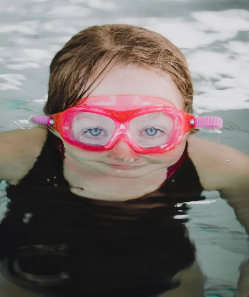 Sale Watery svømmebriller til børn - Mantis 2.0 - Atlantic Pink/klar