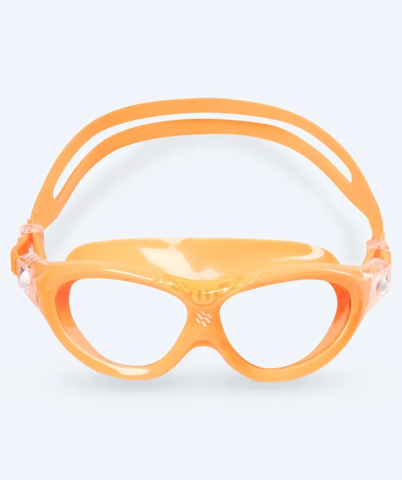 Online Watery svømmebriller til børn - Mantis 2.0 - Orange/klar