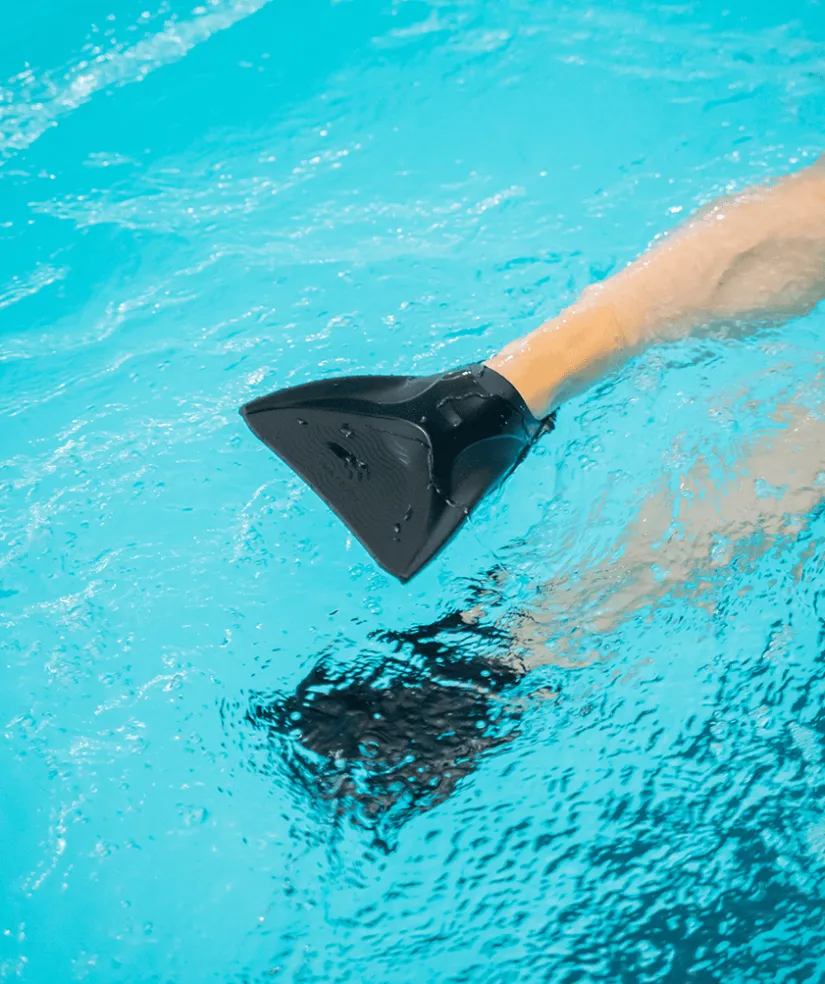 Best Watery svømmefødder - Cardinal Powerfin Pro - Sort