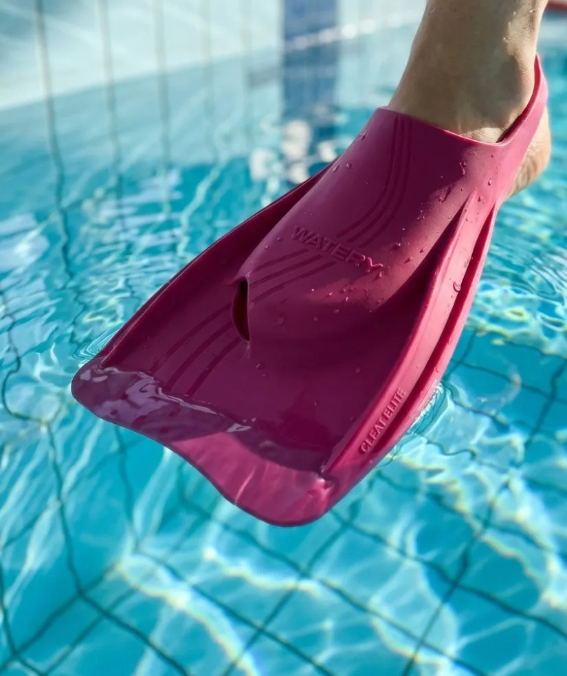 Best Watery svømmefødder - Cleat Elite Tech - Pink