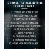 Hot Watery svømmeplakat - 10 things that have nothing to do with talent - B2