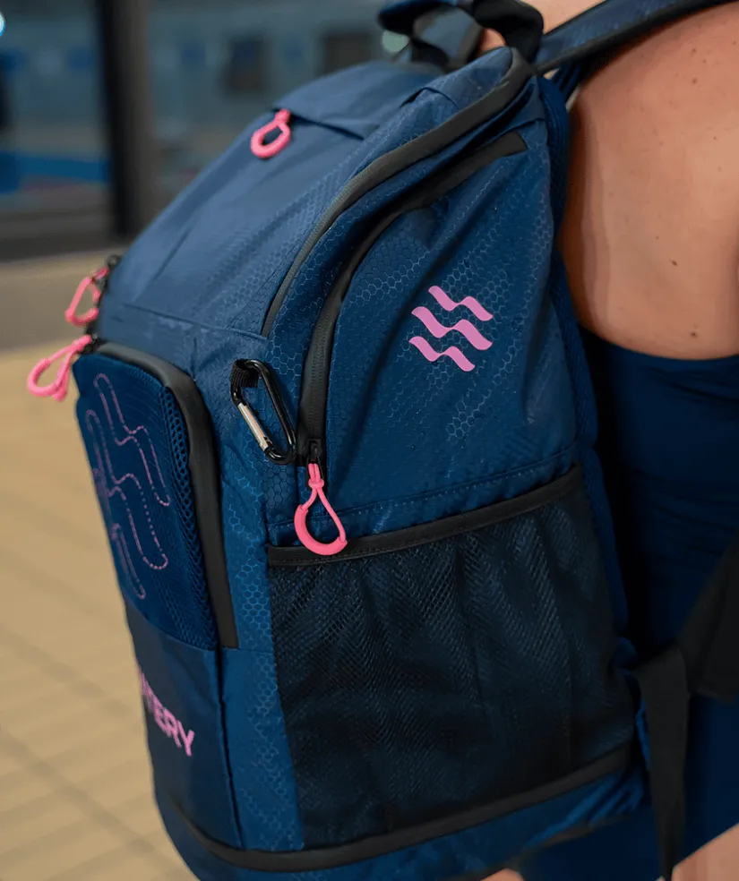 Outlet Watery svømmetaske - Raider Pro 45L - Lilla/lyserød