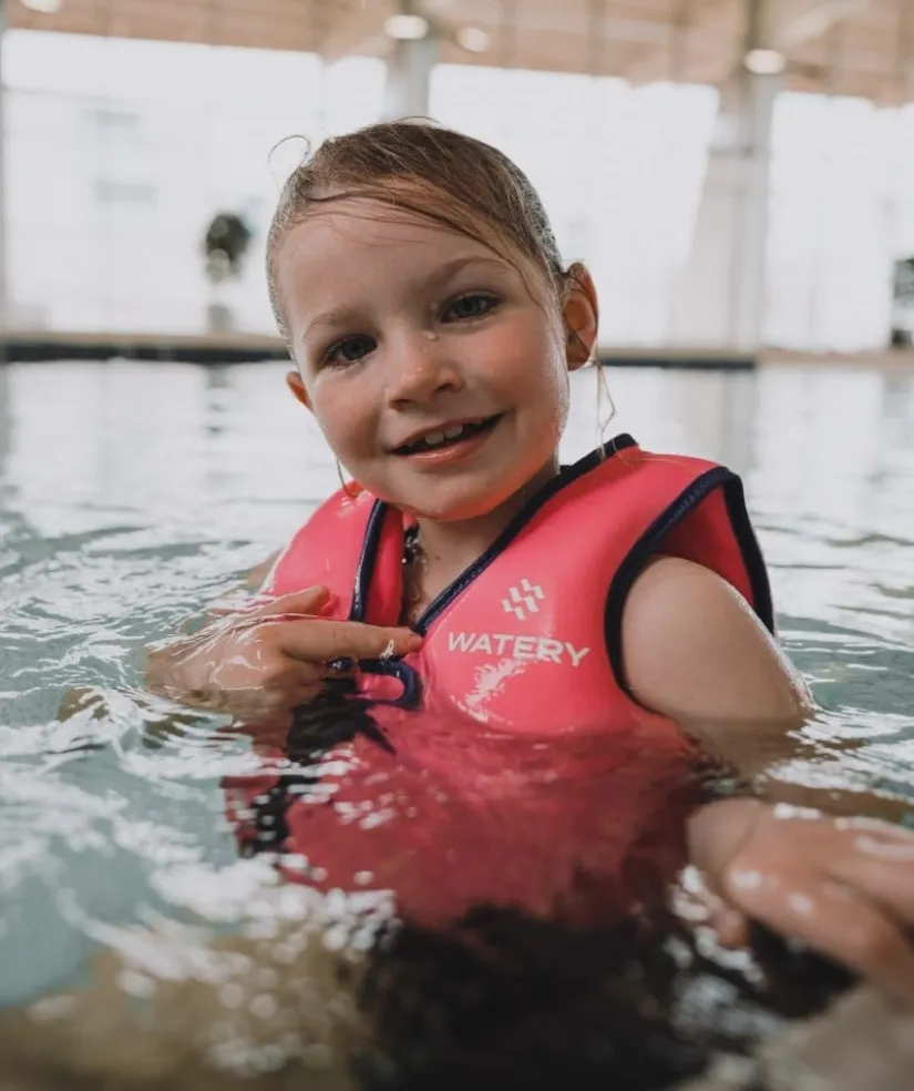 Discount Watery svømmevest til børn (2-8) - Basic - Pink