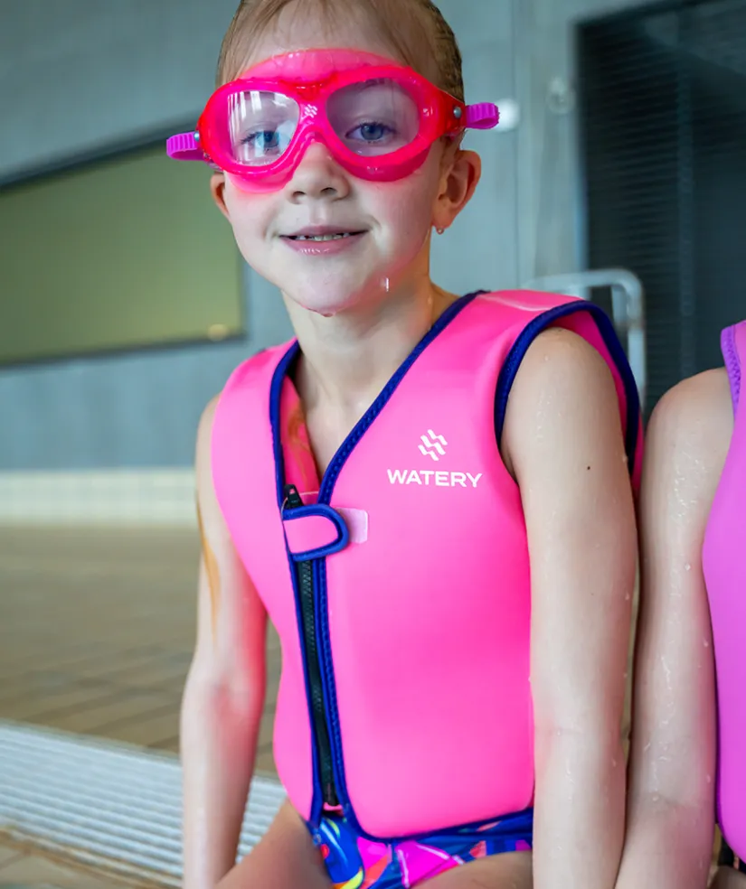 Discount Watery svømmevest til børn (2-8) - Basic - Pink