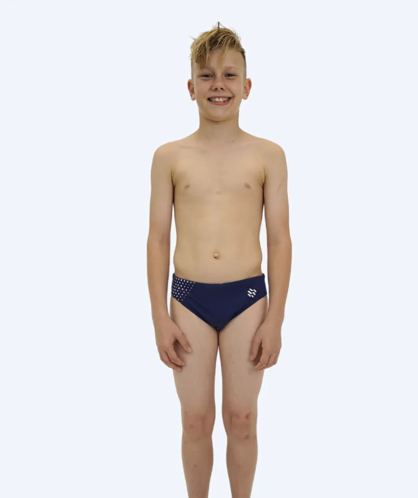 Sale Watery trekantede badebukser til drenge - Budgie Eco - Blue Sporty