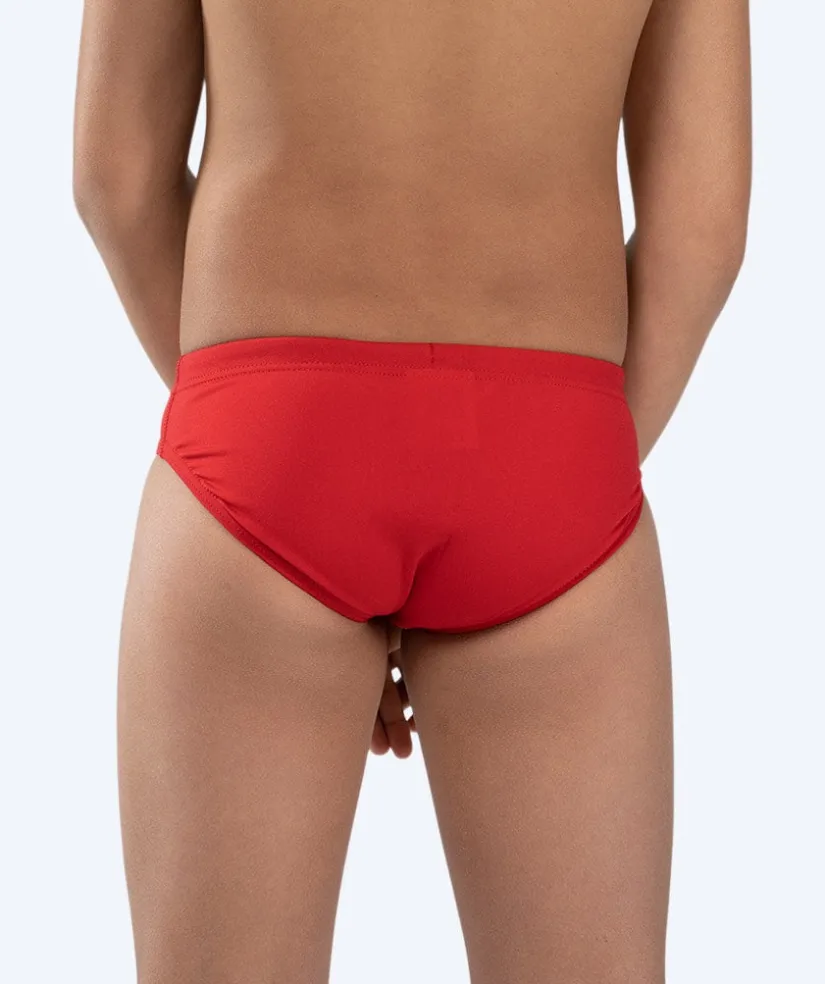 Hot Watery trekantede badebukser til drenge - Budgie Eco - Red Sporty