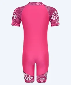 Clearance Watery UV-dragt til børn - Athena Kortærmet Rashguard - Pink