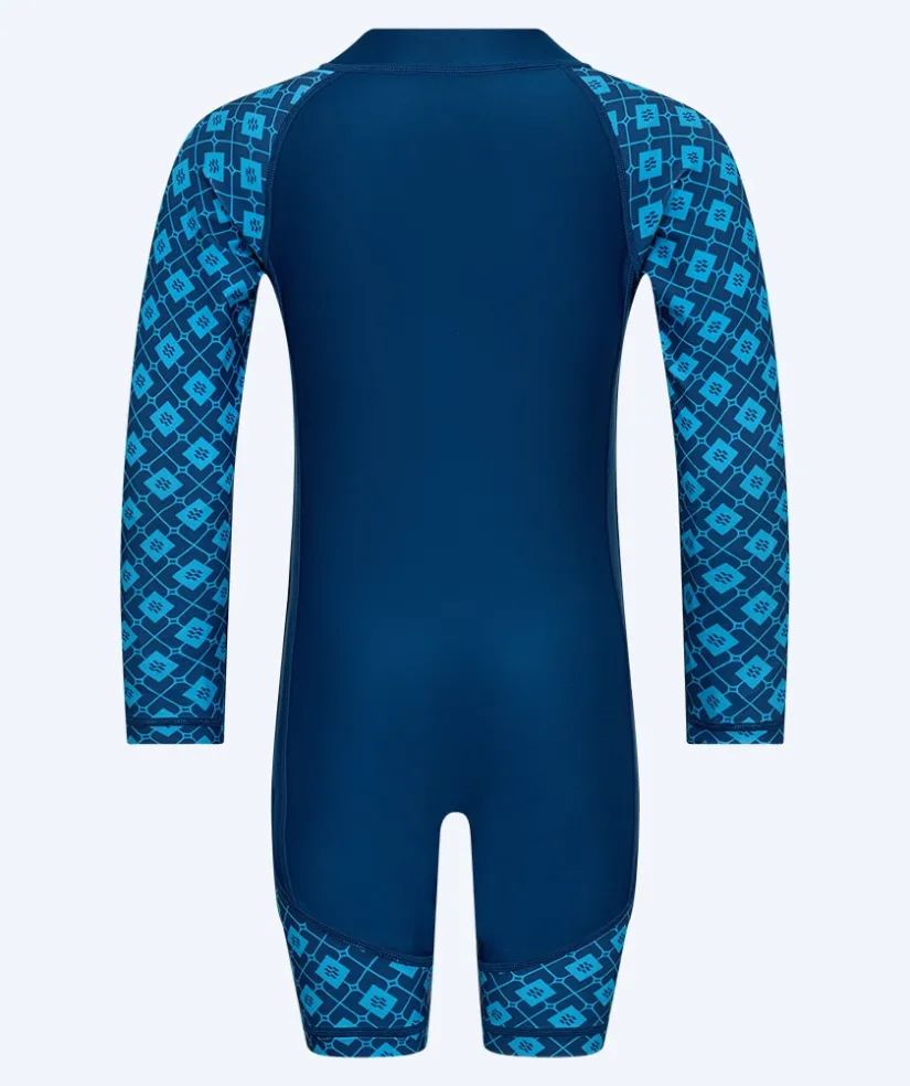 Watery UV-dragt til børn - Athena Langærmet Rashguard - Mørkeblå