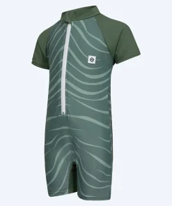 Sale Watery UV-dragt til børn - Fjord Kortærmet Rashguard - Grøn