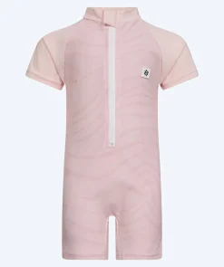 New Watery UV-dragt til børn - Fjord Kortærmet Rashguard - Pink