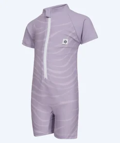 Outlet Watery UV-dragt til børn - Fjord Kortærmet Rashguard - Lilla