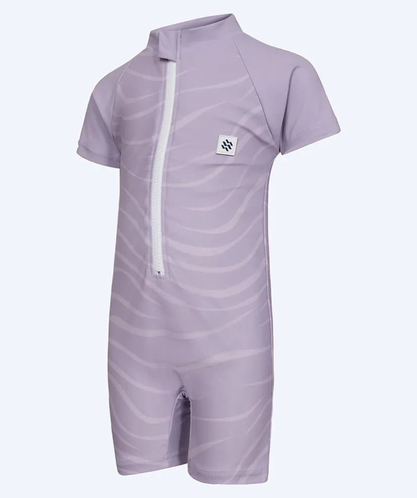 Outlet Watery UV-dragt til børn - Fjord Kortærmet Rashguard - Lilla