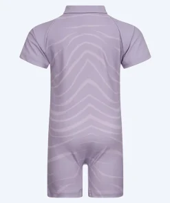 Outlet Watery UV-dragt til børn - Fjord Kortærmet Rashguard - Lilla