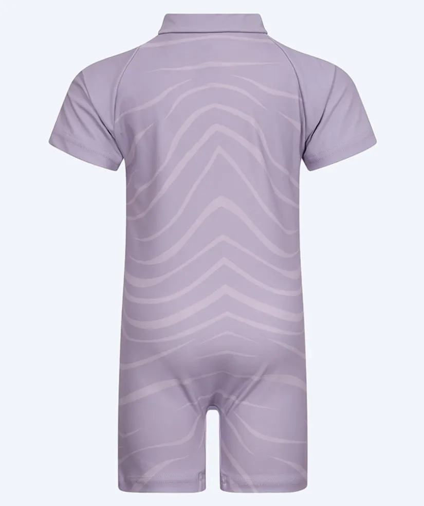 Outlet Watery UV-dragt til børn - Fjord Kortærmet Rashguard - Lilla