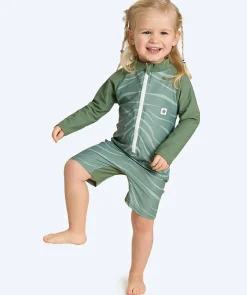 Best Watery UV-dragt til børn - Fjord Langærmet Rashguard - Grøn