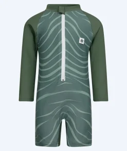 Best Watery UV-dragt til børn - Fjord Langærmet Rashguard - Grøn