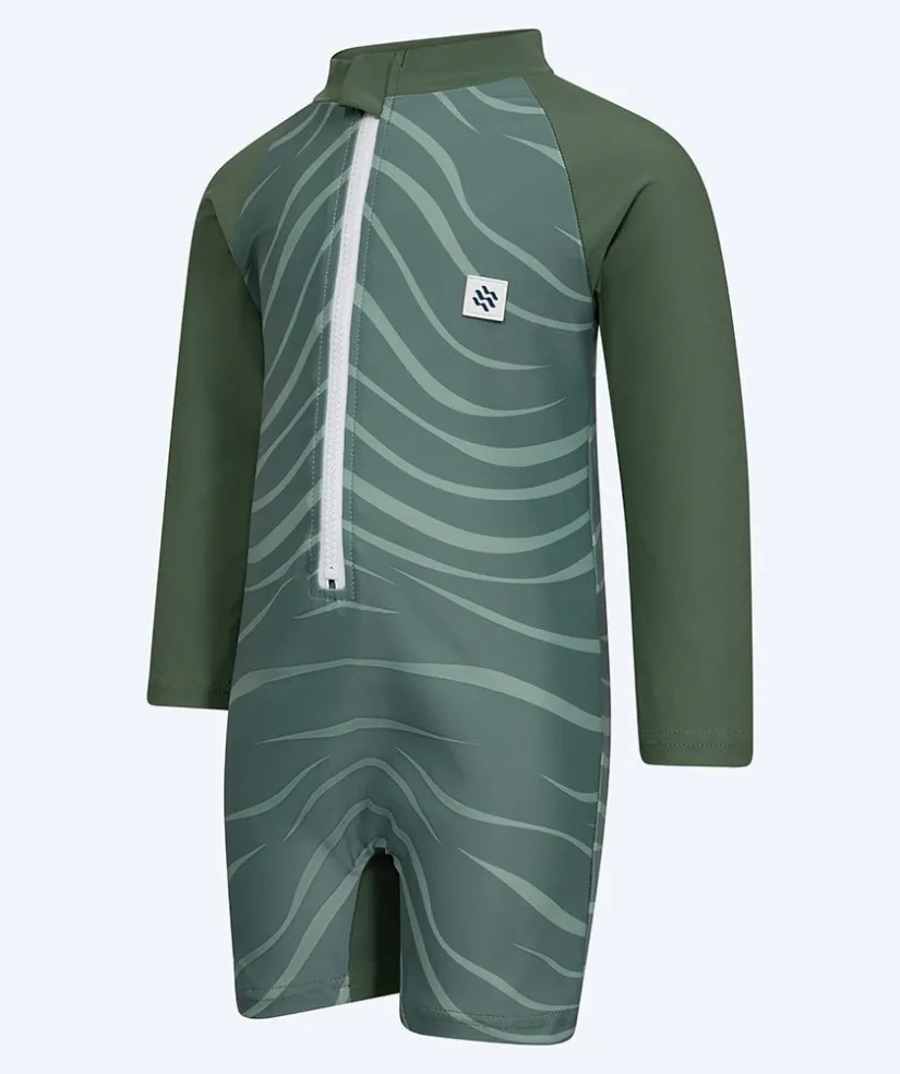 Best Watery UV-dragt til børn - Fjord Langærmet Rashguard - Grøn