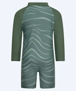 Best Watery UV-dragt til børn - Fjord Langærmet Rashguard - Grøn