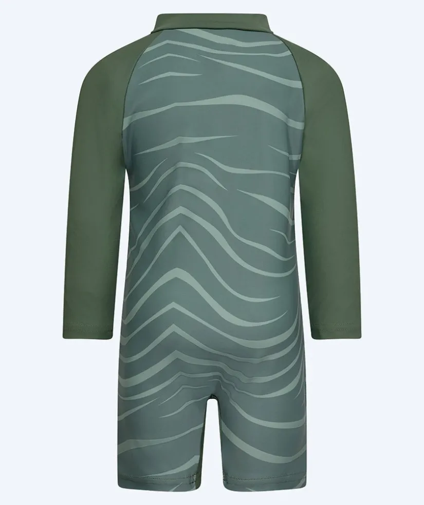 Best Watery UV-dragt til børn - Fjord Langærmet Rashguard - Grøn