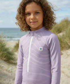 Outlet Watery UV-dragt til børn - Fjord Langærmet Rashguard - Lilla