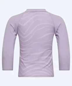 Watery UV-trøje til børn - Fjord Langærmet Rashguard - Lilla