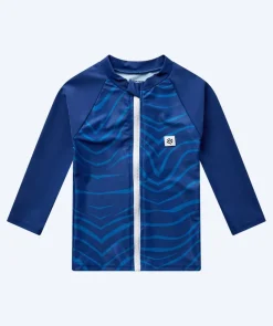 Clearance Watery UV-trøje til børn - Fjord Langærmet Rashguard - Mørkeblå