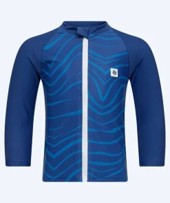 Clearance Watery UV-trøje til børn - Fjord Langærmet Rashguard - Mørkeblå