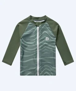 Hot Watery UV-trøje til børn - Fjord Langærmet Rashguard - Grøn