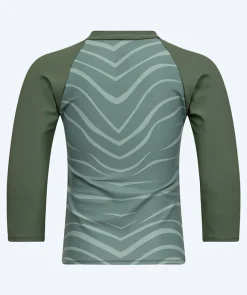 Hot Watery UV-trøje til børn - Fjord Langærmet Rashguard - Grøn