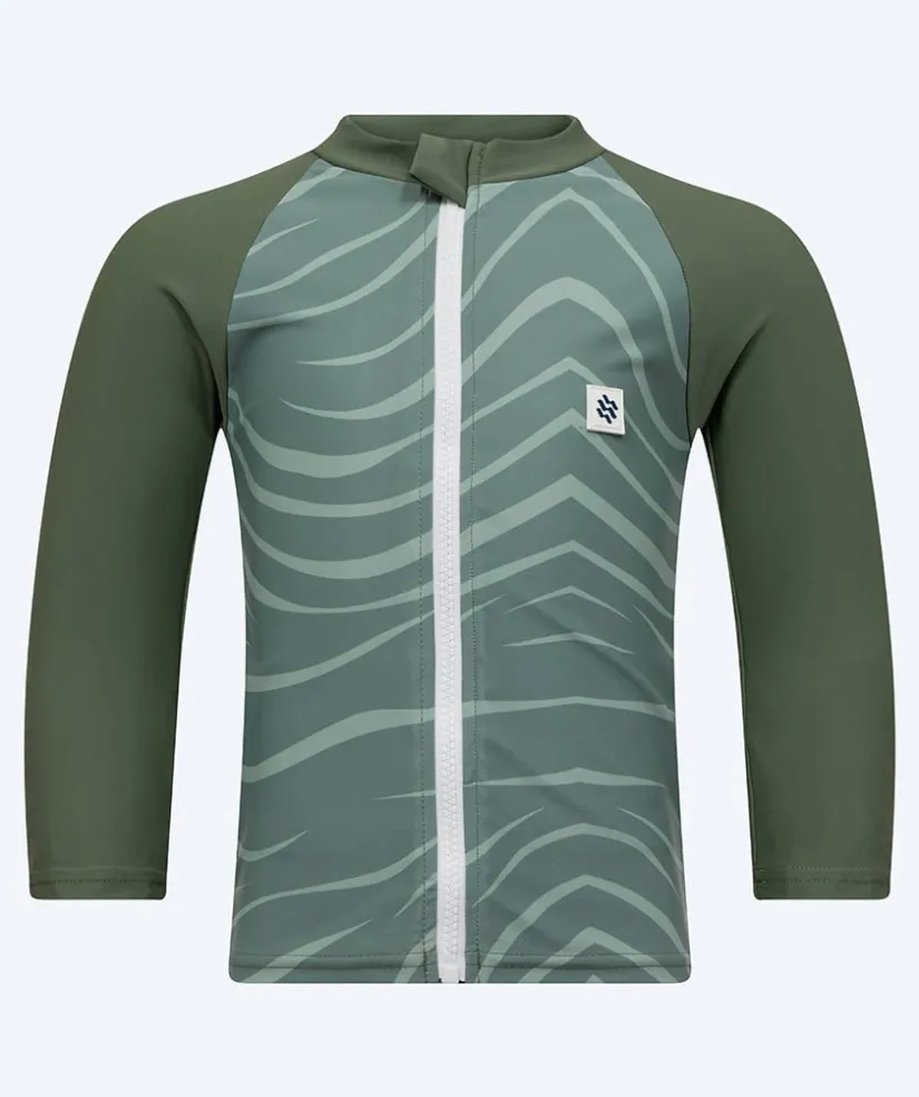 Hot Watery UV-trøje til børn - Fjord Langærmet Rashguard - Grøn