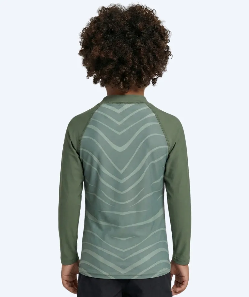Hot Watery UV-trøje til børn - Fjord Langærmet Rashguard - Grøn