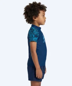 New Watery UV-trøje til børn - Katsu Kortærmet Rashguard - Blå/mørkeblå