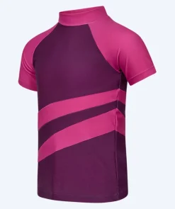 Clearance Watery UV-trøje til børn - Manami Kortærmet Rashguard - Lilla