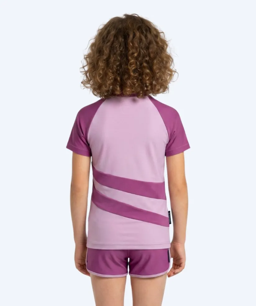 Best Watery UV-trøje til børn - Manami Kortærmet Rashguard - Atlantic Purple