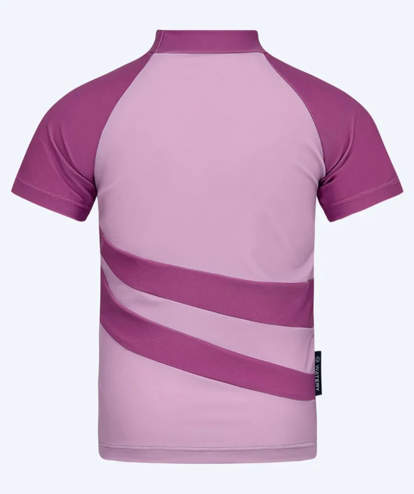 Best Watery UV-trøje til børn - Manami Kortærmet Rashguard - Atlantic Purple