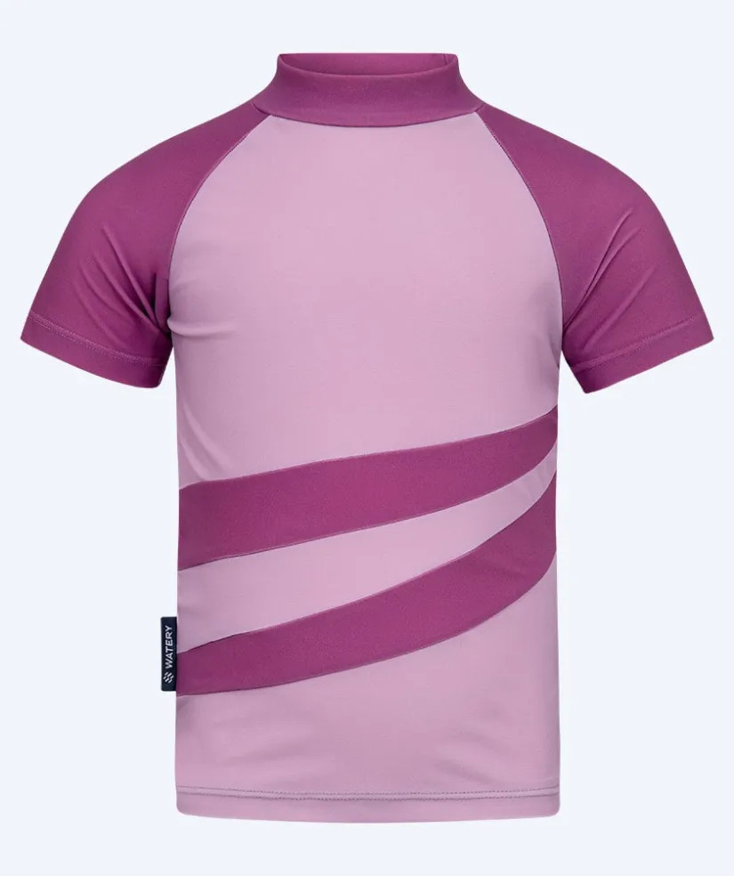 Best Watery UV-trøje til børn - Manami Kortærmet Rashguard - Atlantic Purple