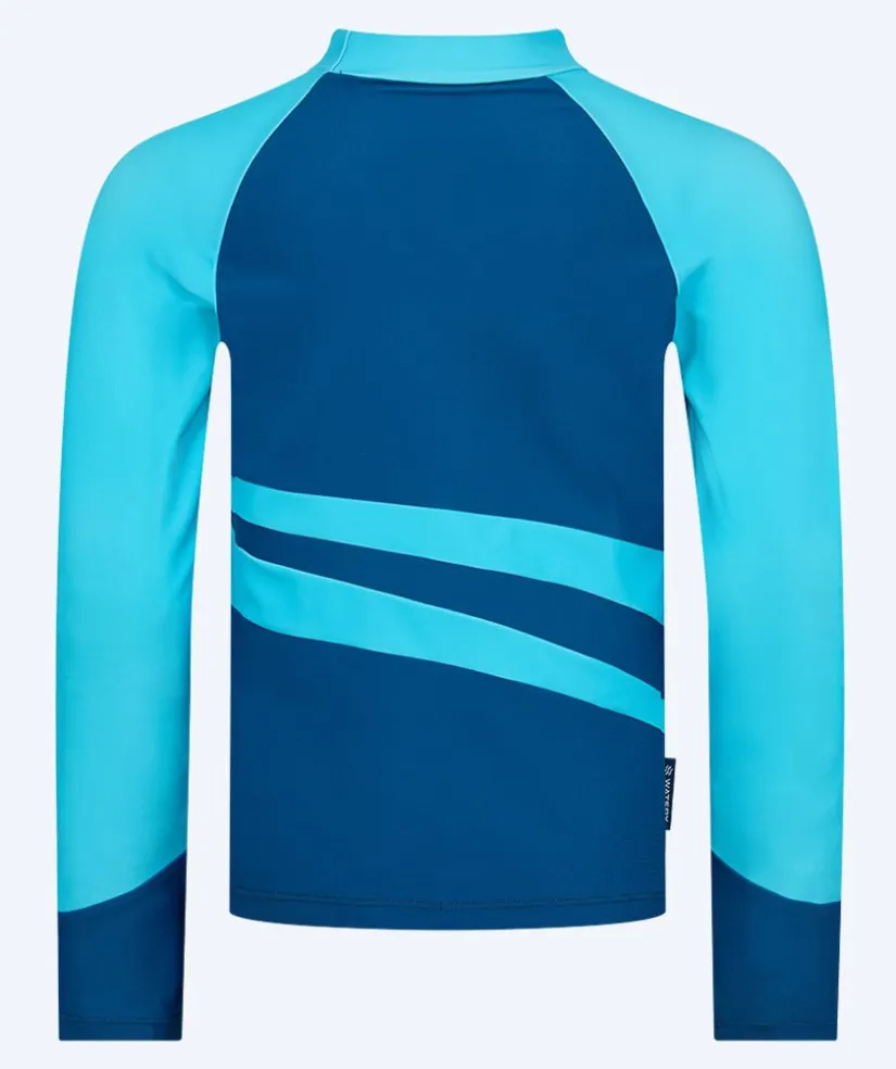 New Watery UV-trøje til børn - Manami Langærmet Rashguard - Atlantic Blue